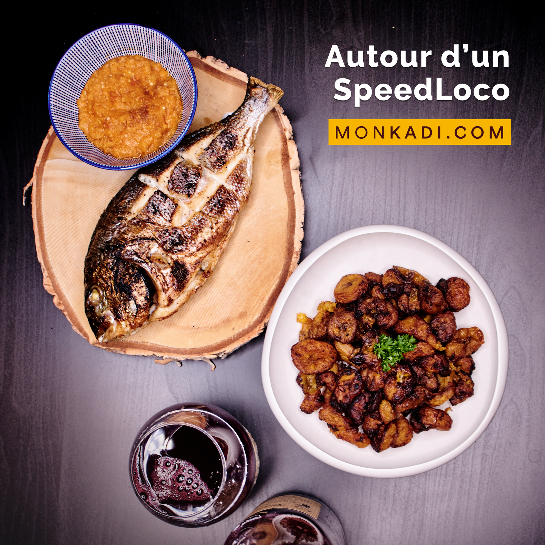 Autour d’un SpeedLoco by Chef Grace Emmanuella Houffouet 👩🏾‍🍳 - Mes Recettes MonKadi.com