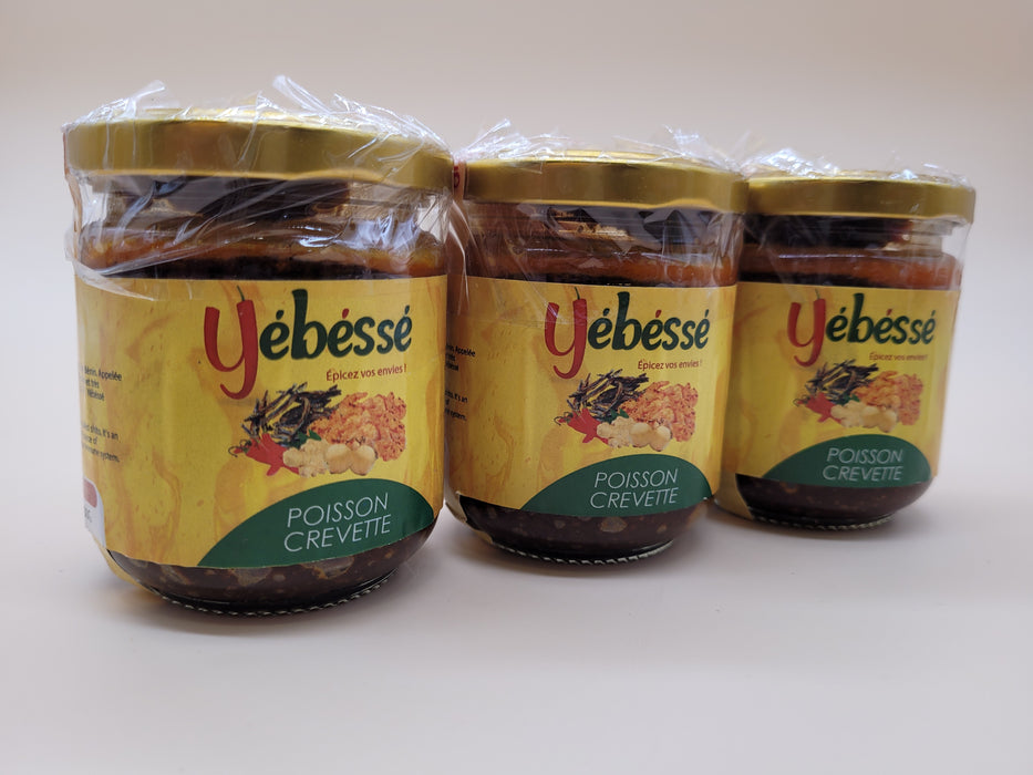 SHITO (YÉBÉSSÉ) - Piment noir poisson-crevettes -recette originale Ghana- Togo-Benin- 200g - Prêt à Consommer 🌶🌶🔥