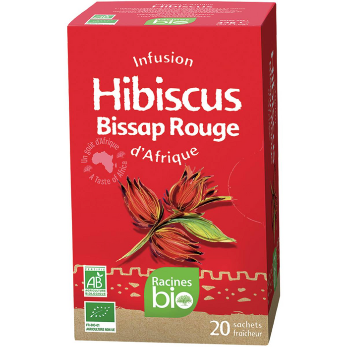 Infusion BIO - Hibiscus Bissap Rouge (20 sachets)