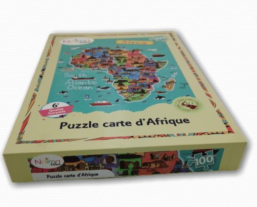 Puzzle Carte d'Afrique - 100 pièces 🎲